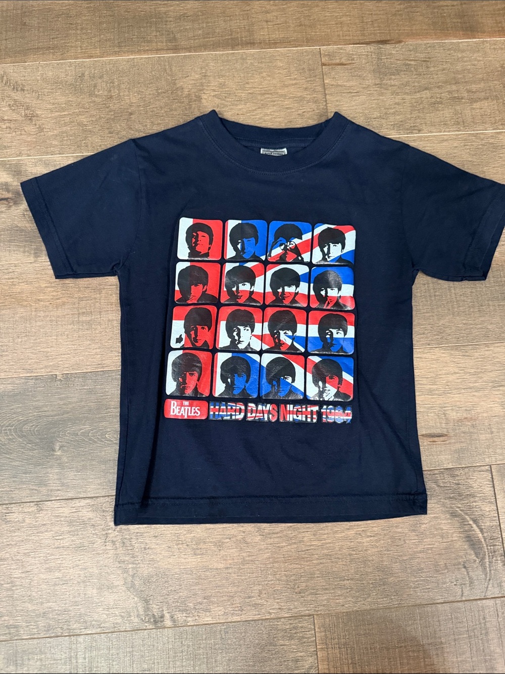 The Beatles Kids Navy 'A Hard Day's Night' Graphic Tee